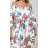 Šaty letní carmen 3/4 dlouhý rukáv dámské (S/M ONE SIZE) ITALSKÁ MÓDA IMPBB23A10962