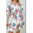 Šaty letní carmen 3/4 dlouhý rukáv dámské (S/M ONE SIZE) ITALSKÁ MÓDA IMPBB23A10962