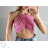 Top croptop bez rukávu dámský (S/M ONE SIZE) ITALSKÁ MÓDA IMPBB23H3671