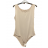 Body na ramínka  dámské (S/M ONE SIZE) ITALSKÁ MÓDA IMWB23TOP/DUR S/M béžová