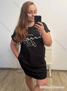 Šaty krátký rukáv dámská nadrozměr (XL/2XL/3XLNE SIZE) ITALSKá MóDA IM423IMAGE