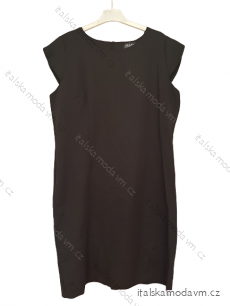 Šaty elegantní společenské krátký rukáv dámské nadrozměr (40-52) POLSKÁ MÓDA PMF23SWERTE/DU