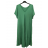 Šaty dlouhé maxi oversize krátký rukáv dámské viskoza nadrozměr (3XL/4XL/5XL ONE SIZE) ITALSKÁ MÓDA IMC22380/DUR pistáciová