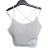 Tílko crop top na ramínka dámské (S/M ONE SIZE) ITALSKÁ MÓDA IMPBB22L20824/DU Černá S/M