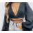Top croptop dlhý rukáv dámsky (S/M ONE SIZE) TALIANSKA MÓDA IMPBB2393854a