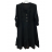 Šaty košilové oversize 3/4 rukáv dámské nadrozměr (XL/2XL ONE SIZE) ITALSKÁ MÓDA IM423DENY