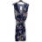 Šaty letní icecool bez rukávu dámské (M/L, XL/2XL) AINUOSI ITALSKÁ MODA IMB22819/DU M/L Černá