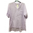 Tunika 3/4 rukáv dámská nadrozměr (XL/2XL ONE SIZE) ITALSKá MóDA IM423KIKI/DUR XL/2XL bílá