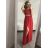 Šaty elegantní společenské na ramínka dámské (S/M ONE SIZE) ITALSKÁ MÓDA IM321609