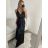 Šaty elegantní společenské dlouhé na ramínka dámské (XS/S/M/L ONE SIZE) ITALSKÁ MÓDA IM322ELEGAN