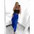 Kalhoty harémky letní dlouhé dámské (S/M ONE SIZE) ITALSKÁ MÓDA IMM239535UN/DU S/M modrá