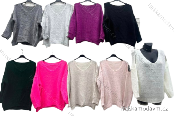 Knitted sweater thin turtleneck long sleeve women (L / XL ONE SIZE