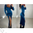 Šaty dlouhé společenské dlouhý rukáv dámské (S/M ONE SIZE) ITALSKÁ MÓDA IMPBB23B24108