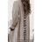 Cardigan pletený tenký dlouhý rukáv dámský (S/M/L ONE SIZE) ITALSKÁ MÓDA IMWL21118