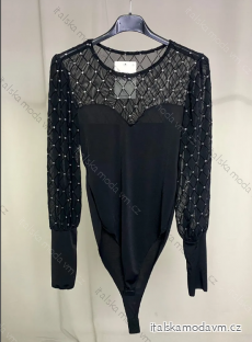 Body dlouhý rukáv dámské (S/M ONE SIZE) ITALSKÁ MÓDA IMPLP2326263075