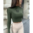 Croptop dlouhý rukáv dámský (S/M ONE SIZE) ITALSKÁ MÓDA IMPLP2330570060