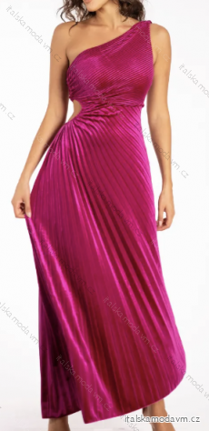 Šaty elegantní bez rukávu dámské (S/M ONE SIZE) ITALSKÁ MÓDA IMPBB23A12292