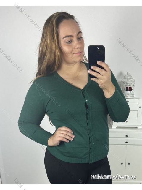 Svetr na knoflíky dlouhý rukáv dámský (M/L ONE SIZE) ITALSKá MODA IM723EVELIN/DU