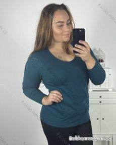 Svetr oversize dlouhý rukáv dámský nadrozměr (XL/2XL ONE SIZE) ITALSKá MODA IM723KRISTY