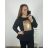 Tričko dlouhý rukáv dámské nadrozměr (3XL/4XL ONE SIZE) TURECKÁ MÓDA TMAA233967/DR 3XL/4XL starorůžová