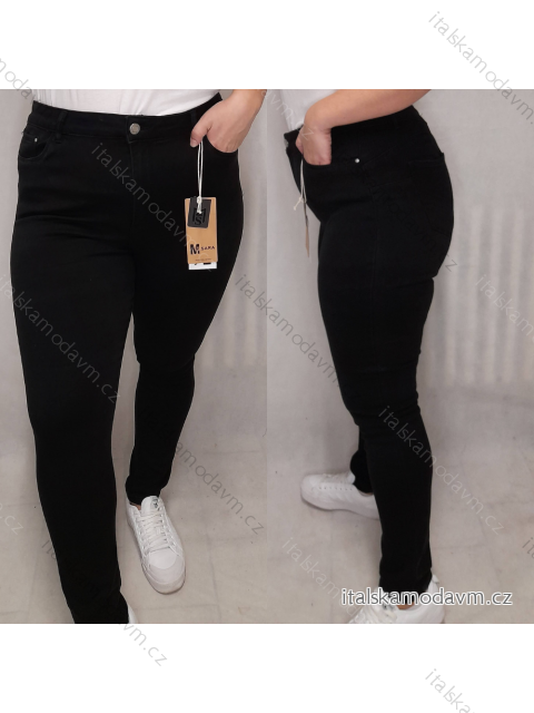 Rifle jeans dámske nadrozmerné (30-38) M.SARA MA23MD6693-13