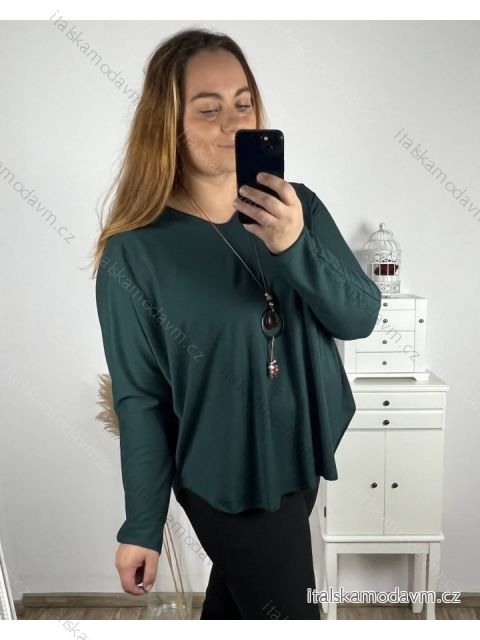 Tunika dlhý rukáv dámska nadrozmer (3XL/4XL/5XLONE SIZE) TALIANSKA MóDA IM323ALDA