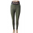 Legíny dlouhé zatepletné  dámské (S/M,M/L, L/XL) D.D. STYLE  DDS23A535V/DU Khaki M/L