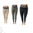 Legíny dlouhé zatepletné  dámské (S/M,M/L, L/XL) D.D. STYLE  DDS23A535V/DU Khaki M/L