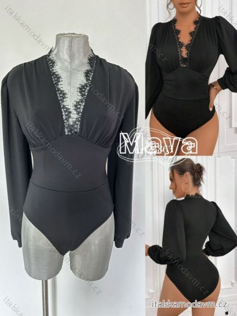 Body dlouhý rukáv dámské (S/M ONE SIZE) ITALSKÁ MÓDA IMWMY234348