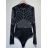 Body elegantní dlouhý rukáv dámské (S/M ONE SIZE) ITALSKá MóDA IMM23M2907