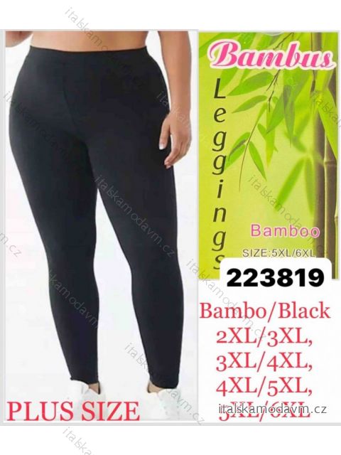 Legíny bambusové dlouhé dámské nadrozměr (2XL/3XL-5XL/6XL) MIEGO MIE23223819