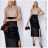 Šaty elegantní flitrové krátký rukáv dámské (S/M ONE SIZE) ITALSKÁ MÓDA IMPDY233SSH53816