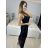 Šaty dlouhé společenské flitrové na ramínka dámské (S/M ONE SIZE) ITALSKá MODA IM323140/DU S/M stříbrná