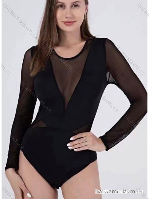 Body dlouhý rukáv dámské (S/M ONE SIZE) ITALSKá MODA IMHMS23061