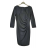 Šaty elegantní pouzdrové 3/4 rukáv dámské (S-XL) ITALSKÁ MÓDA IMM23M23121-2/DUR tmavě modrá XL