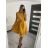 Šaty elegantní letní bez rukávu dámské (S/M/L ONE SIZE) ITALSKÁ MÓDA IMHMS23NELA