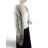 Cardigan pletený dlouhý rukáv dámský nadrozměr (L/XL/2XL ONE SIZE) ITALSKÁ MÓDA IM423455