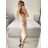 Šaty elegantní flitrové dlouhý rukáv dámské (S/M ONE SIZE) ITALSKá MóDA IMM23M30557