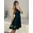 Šaty elegantní letní bez rukávu dámské (S/M/L ONE SIZE) ITALSKÁ MÓDA IMHMS23NELA