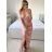 Šaty společenské carmen elegantní dámské (S/M ONE SIZE) ITALSKá MODA IMS235378/DU S/M bílá