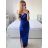 Šaty společenské carmen elegantní dámské (S/M ONE SIZE) ITALSKá MODA IMS235378/DU S/M bílá