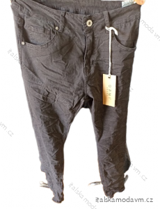 Kalhoty rifle jeans dlouhé dámské (S-M-L-XL) ITALSKÁ MÓDA IMP23008