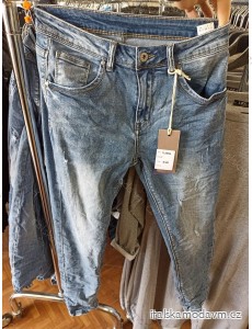 Kalhoty rifle jeans dlouhé dámské (S-M-L-XL) ITALSKÁ MÓDA IMP23TL2056