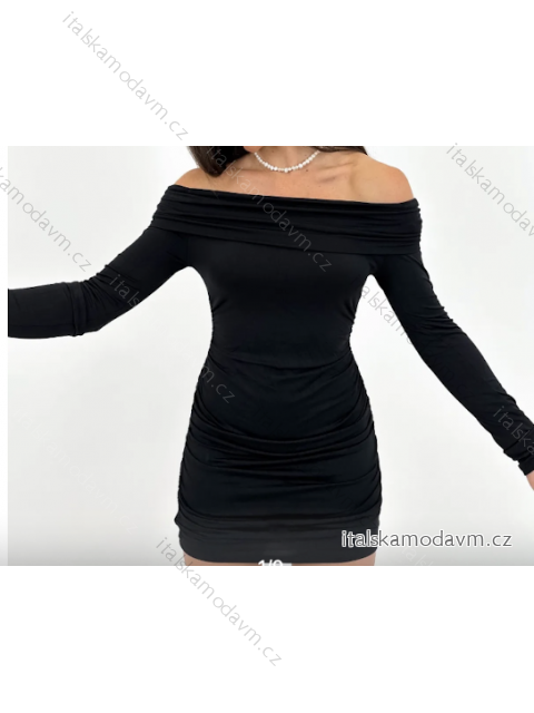 Šaty elegantný carmen  dámske (S/M ONE SIZE) TALIANSKA MÓDA IMPMD2431630L