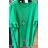 Šaty oversize volnočasové s přívěskem krátký rukáv dámské (S/M/L ONE SIZE) ITALSKÁ MÓDA IMM24M24811