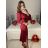 Šaty spoločenské  dlouhý rukáv dámske (S/M ONE SIZE) TALIANSKA MODA IM323KARIN/DU S / M zelená smaragdová