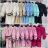 Sako dlouhý rukáv s páskem  dámské (S/M ONE SIZE) ITALSKÁ MÓDA IMWAE24046/DU -   modrá mintova -   S/M