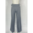 Kalhoty dlouhé s páskem dámské (S/M ONE SIZE) ITALSKÁ MÓDA IMPBB23I711407