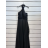 Šaty dlouhé společenské bez rukávu dámské (S/M ONE SIZE) ITALSKÁ MÓDA IMPSH2450106 světle modrá S/M