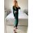 Šaty dlouhé dlouhý rukáv dámská (S/M ONE SIZE) ITALSKÁ MÓDA IMM23M2103/DU -   Černá -   S/M